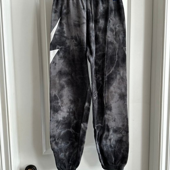 Aviator Nation Pants - Aviator Nation Grey Tie Dye Sweatpants